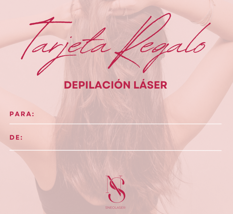 Tarjeta regalo depilación láser