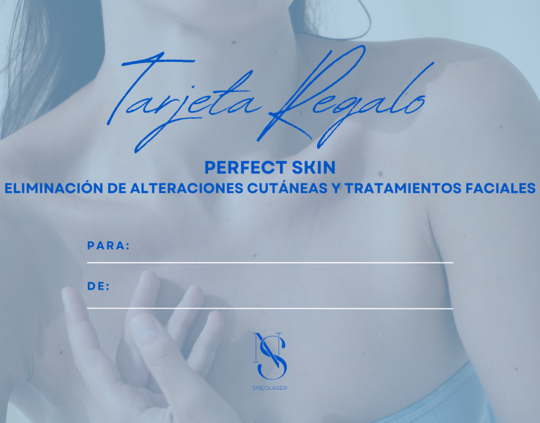 Tarjeta regalo láser azul